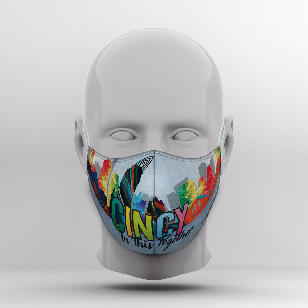 Custom Mask CINCY Skyline