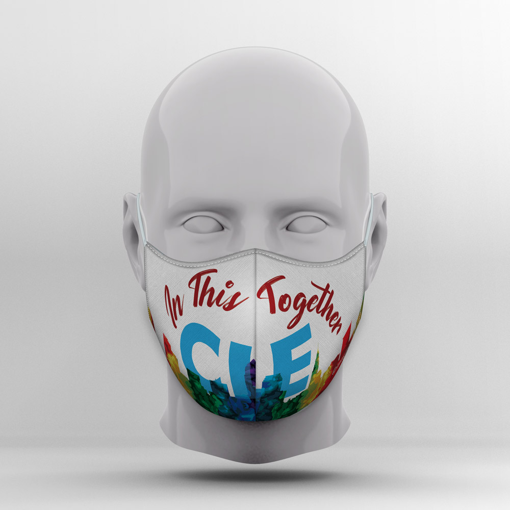 Custom Mask CLE in Color “In This Together”