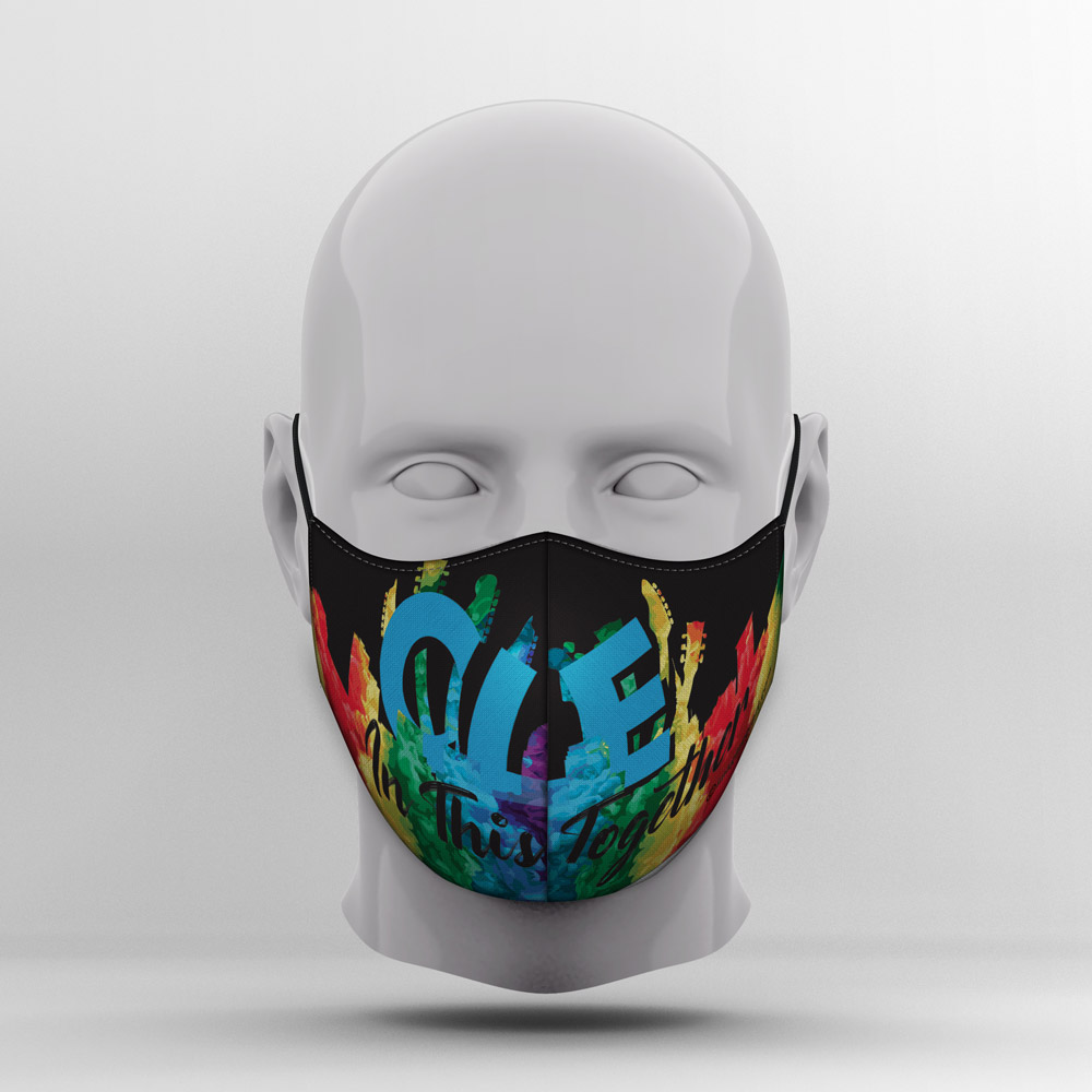 Custom Mask CLE Night Time ROCKS Mannequin